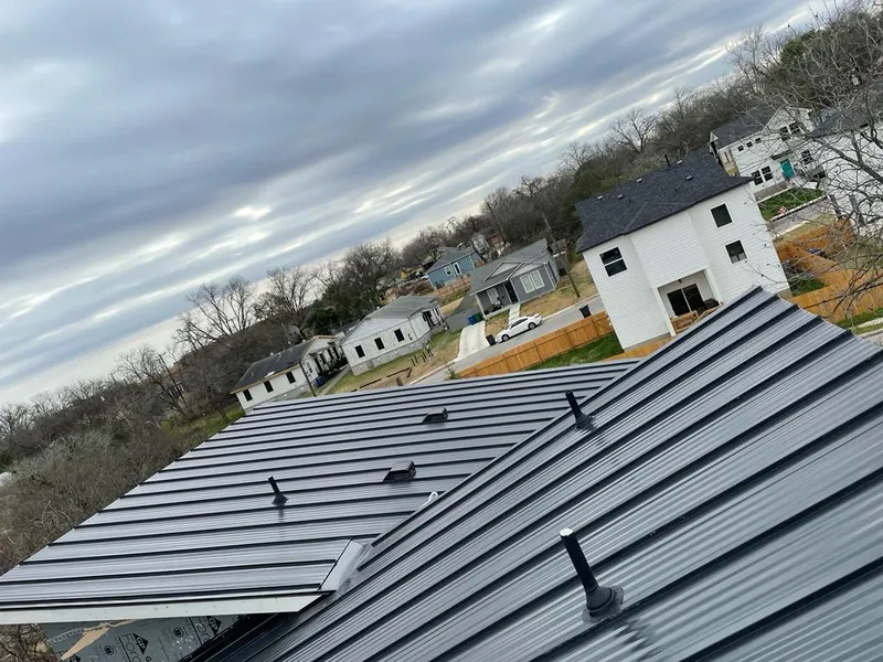 Standing seam metal roof panels with vents for Skylight Repair in Locust Grove